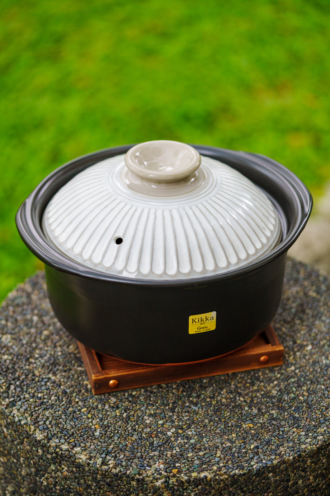 Donabe Cooker Pot (double-lid) [Ginpo]